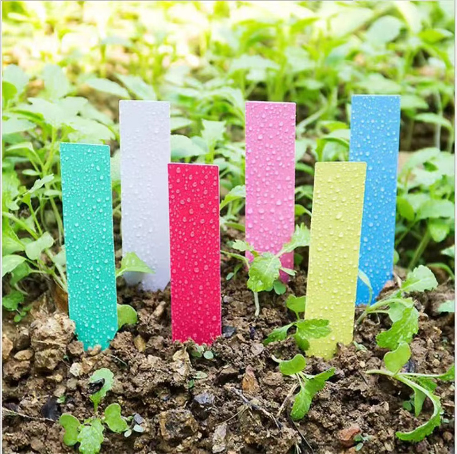 Wasserdichte Kunststoff-Pflanzenschilder für Garten und Kindergarten, mehrfarbig - Bild 4