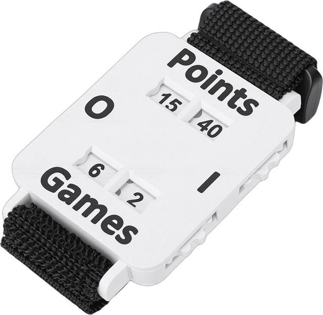 TOMTOP JMS Tennis-Spielstand-Armband, Weiß, Unisex - Bild 1