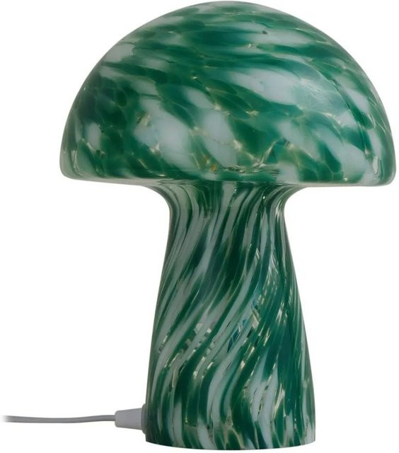 Lindby Tischlampe Hubi Modern aus grünem Glas, 1-flammig, E27, Höhe: 28 cm - Bild 1