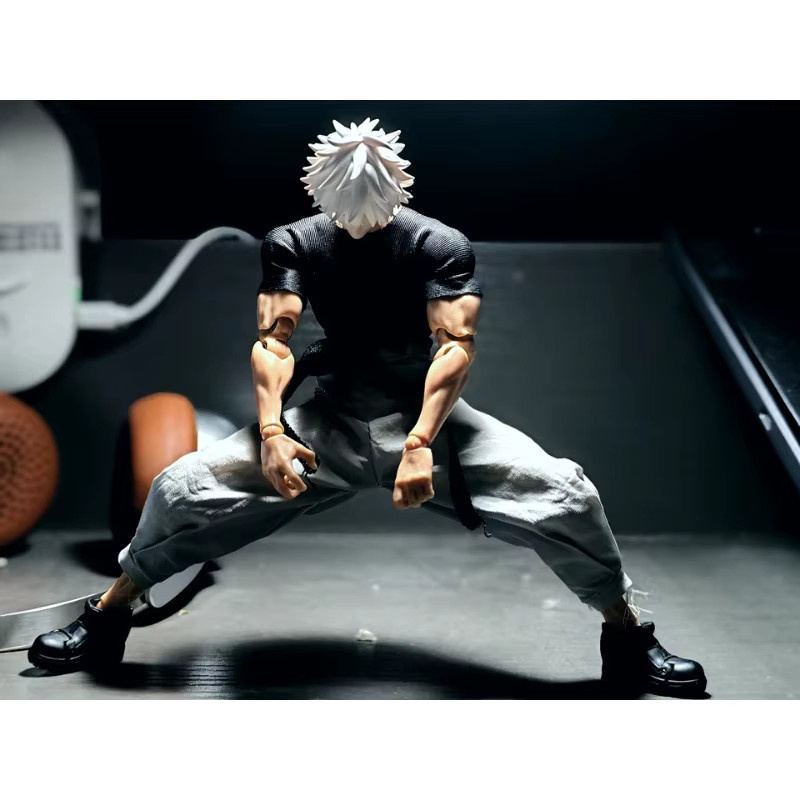 Bandai Jujutsu Kaisen Gojo Malerei-Kopfskulptur-Modell, Actionfiguren Zubehör, 1/12 Maßstab - Bild 3
