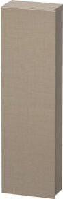 Duravit Hochschrank DuraStyle in Leinen/Basalt Matt mit Tür links, B: 40 cm, T: 24 cm, H: 140 cm - Bild 1
