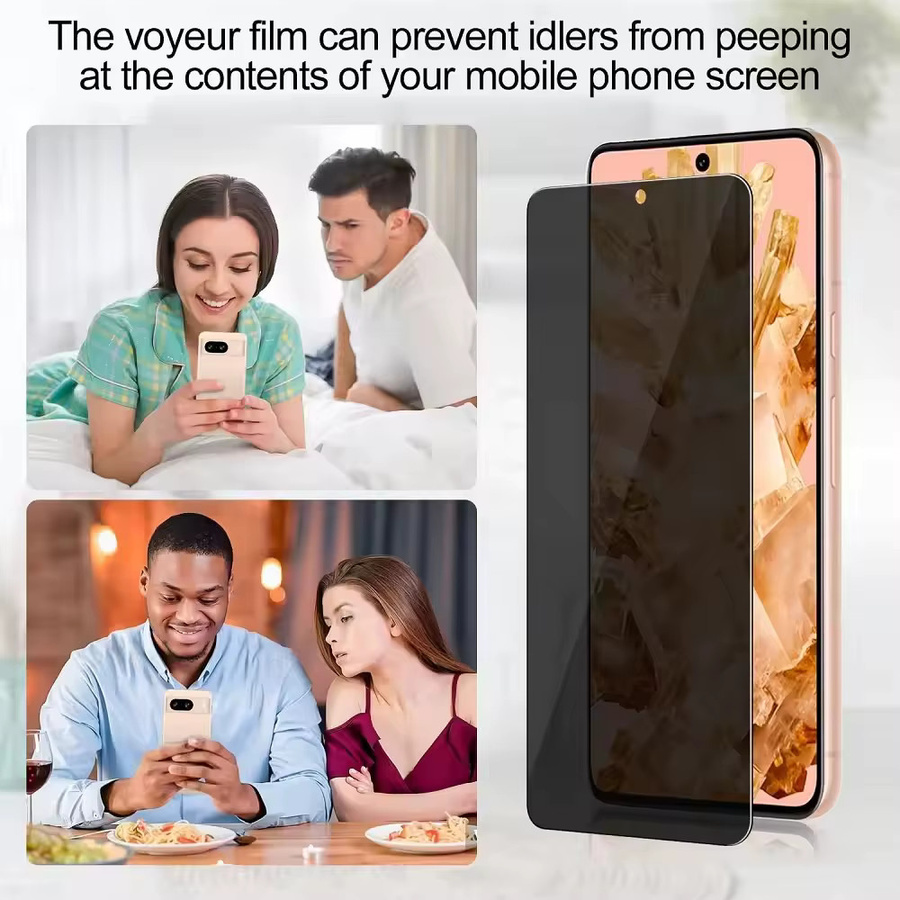 5er-Pack Privatsphäre Displayschutz aus gehärtetem Glas für Samsung Galaxy F14 M13 M34 A05S A05 M32 A22 M22 M21 4G 5G - Bild 4