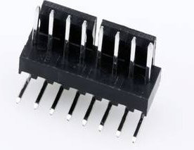 Molex Stiftleiste Standard Schwarz mit 8 Polen und 2,54 mm Rastermaß - Bild 1