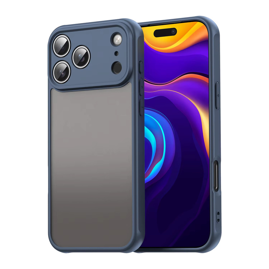 Stoßfeste Silikon Handyhülle für Apple iPhone 17 16 15 14 13 12 11 Pro Max Plus in Schwarz und Lila - Bild 3