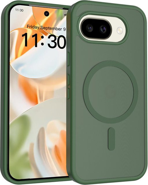 Ott-Box MagSafe Schutzhülle für Google Pixel 11, 10A, 10 und 9 Pro XL, Matte Transparente Anti-Sturz-Hülle mit Magnetischer Kabelloser Ladefunktion und Harter Rückseite - Bild 1