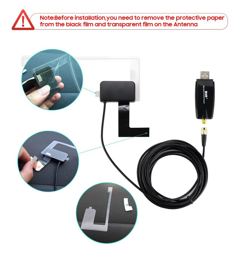 Alignpo DAB+ Monitor Box für Mediaplayer in Schwarz - Bild 4