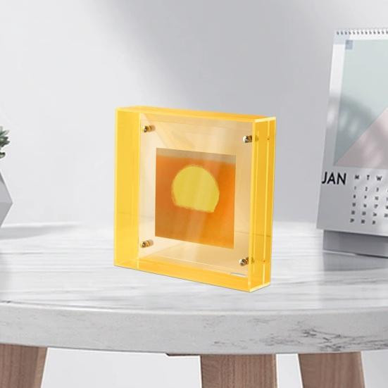 Aunel Schillernder Acryl-Fotorahmen in Transparent für DIY-Dekorationen und Hochzeiten - Bild 2