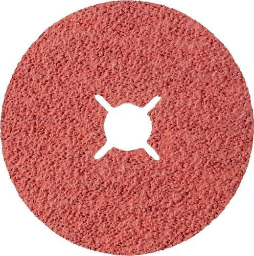 Rhodius Fiberscheibe 307096 in Rot mit Durchmesser 125 mm und Körnung 60 - Bild 1