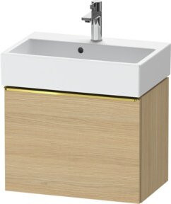 Duravit Waschtischunterschrank D-Neo Compact in Eiche Natur, B/T/H: 58,4 x 37,2 x 44 cm - Bild 1