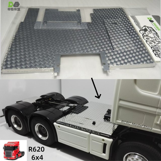 Tamiya Spielzeug-LKW-Metallprofilplatte, Anti-Rutsch-Platte, 1/14 - Bild 1