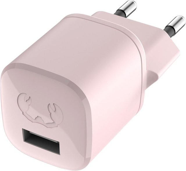 Fresh N Rebel USB-A-Mini-Charger 12W in Smokey Pink - Bild 1