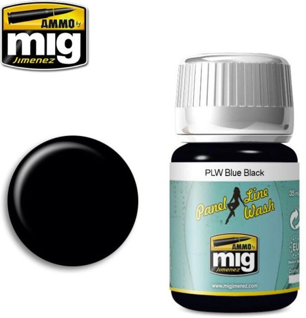 AMMO by MIG Jimenez Panel Line Wash, Blau, Schwarz - Bild 1