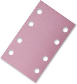 Sia Schleifstreifen 1950 mit 8-Loch, Korn 600, Farbe Pink, B: 8,1 cm x H: 13,3 cm - Bild 1