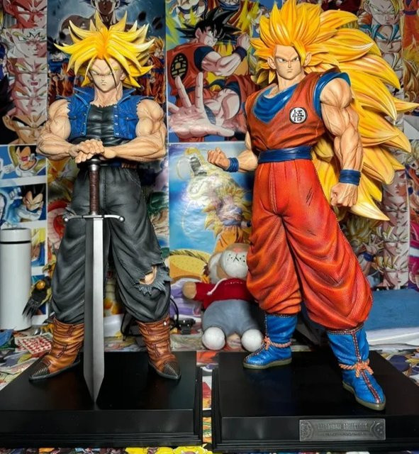 Hot Jt Studio Dragon Ball Son Goku Super Saiyajin 4 Torankusu Vegeta, PVC Statue, Bunt / Mehrfarbig - Bild 1