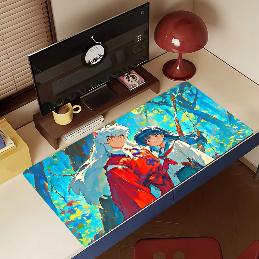 Anime Inuyasha XXL Mauspad rutschfest mit verriegelbarem Rand in Multicolour - Bild 4