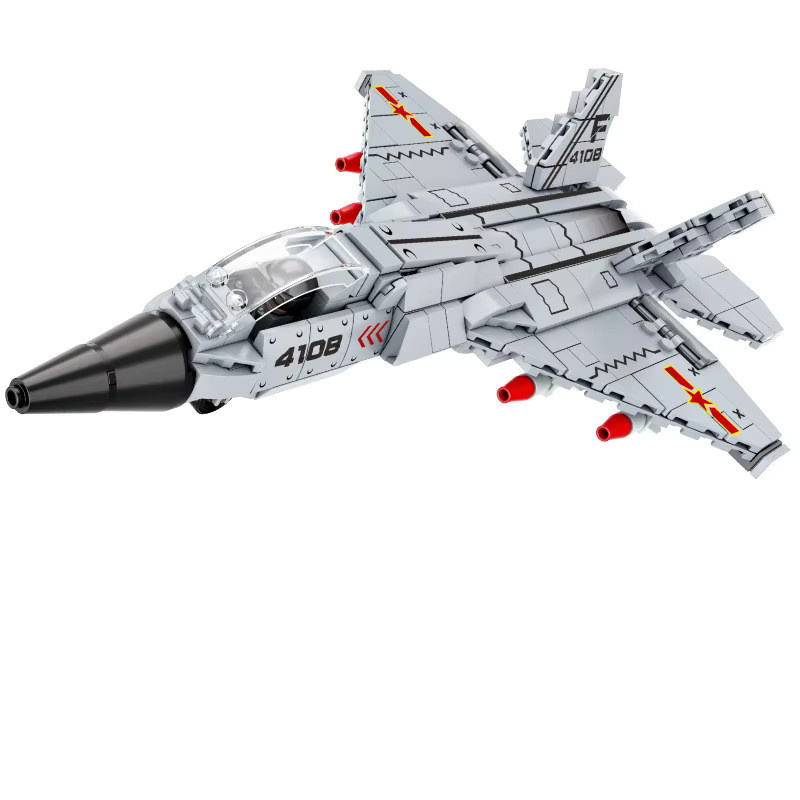 Forange J-35 Stealth Fighter Aircraft Bausteine, Modellbausatz - Bild 6