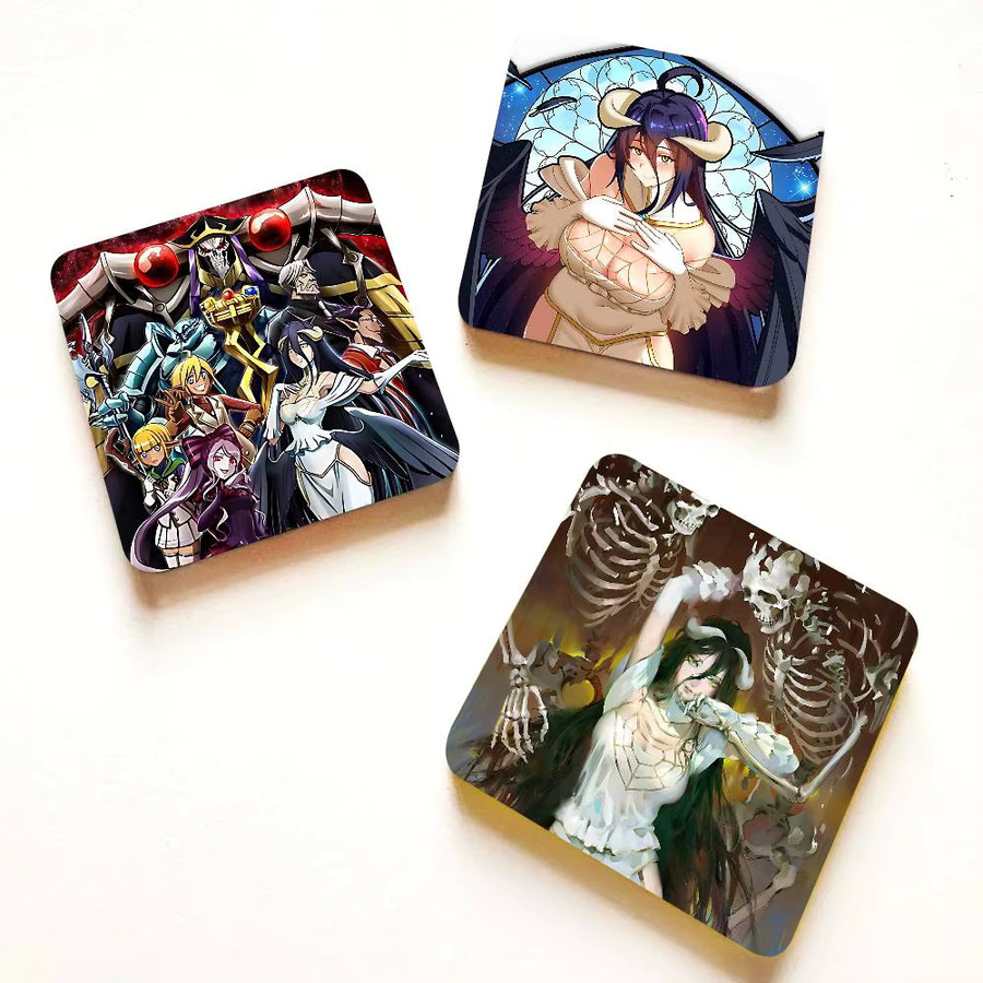 Overlord Kühlschrankmagnete im abstrakten Design, Mehrfarbig - Bild 4