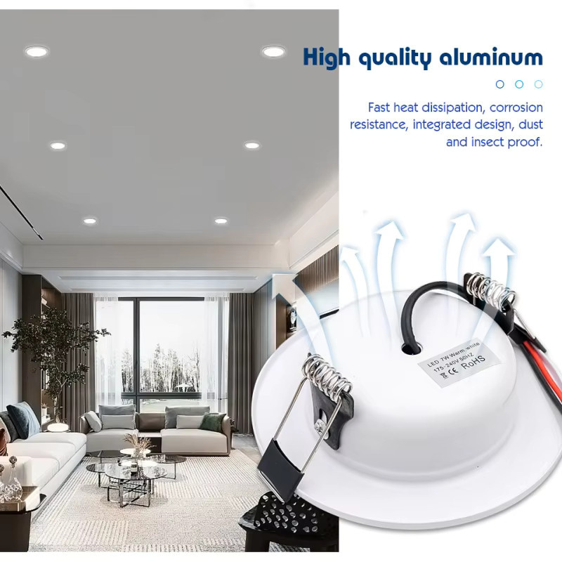 RXMAX LED Downlight Panel in Weiß für die Deckenbeleuchtung - Bild 4