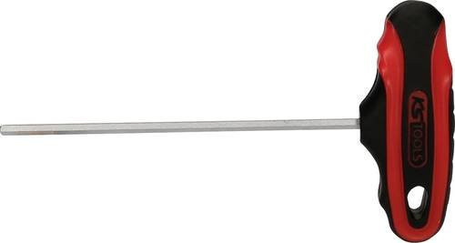 KS Tools ERGOTORQUEplus T-Griff-Innensechskant-Schlüssel in Rot aus Stahl mit 3 mm Schlüsselweite - Bild 1