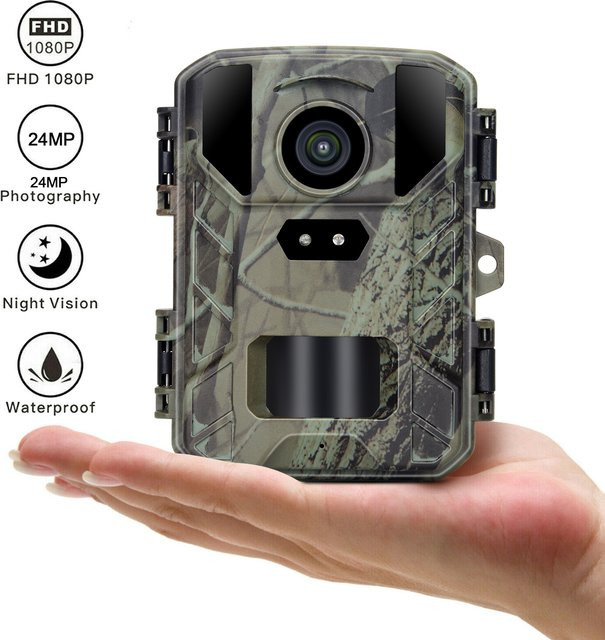 Suntekcam Mini800 Wildkamera mit 24MP und 4K1080P Auflösung inklusive Nachtsicht für Jagd und Tierbeobachtung - Bild 1