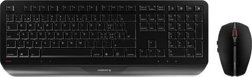 CHERRY Gentix Desktop Wireless Maus-Tastatur-Set, QWERTZ DE-Layout, Schwarz - Bild 1