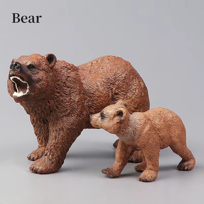 XIALIBAOMOWAN Braunbär, Actionfigur, Tiere, Kunststoff - Bild 3
