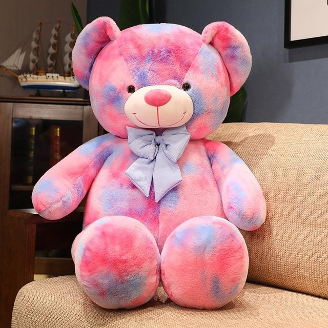 BC Pet Supplies Riesiger amerikanischer Bär Plüschpuppe, rosa, ab 14 Jahren - Bild 1