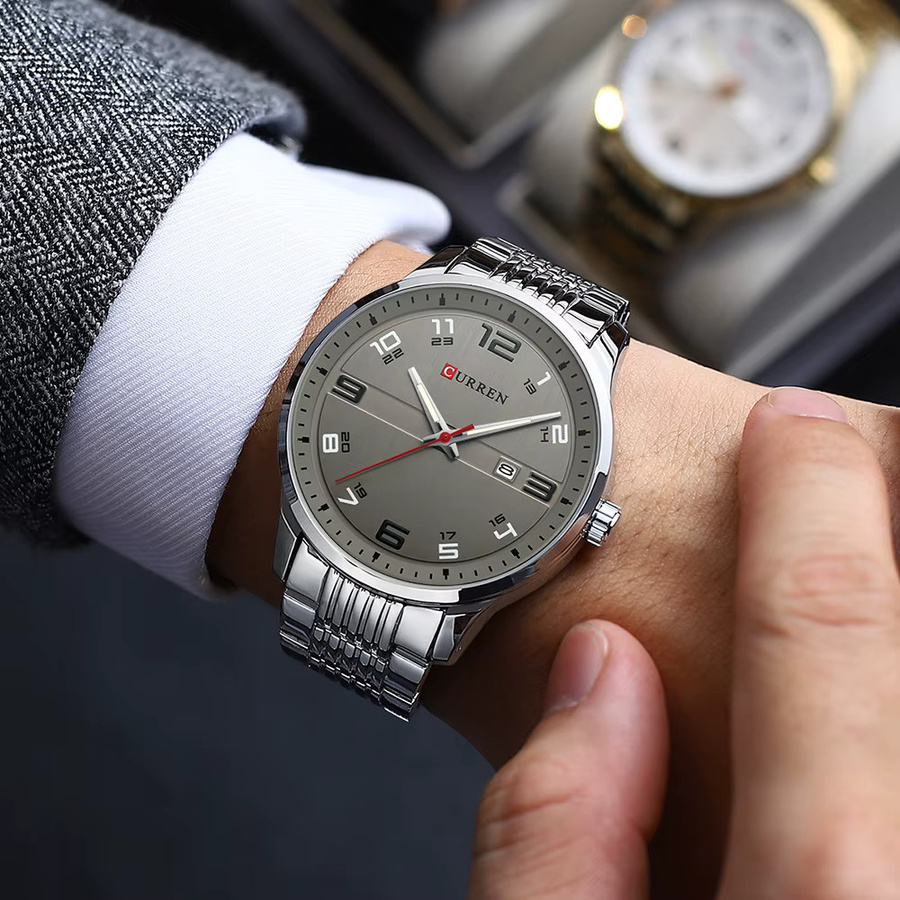 CURREN Armbanduhr, Quarz, Edelstahl, Herren - Bild 5