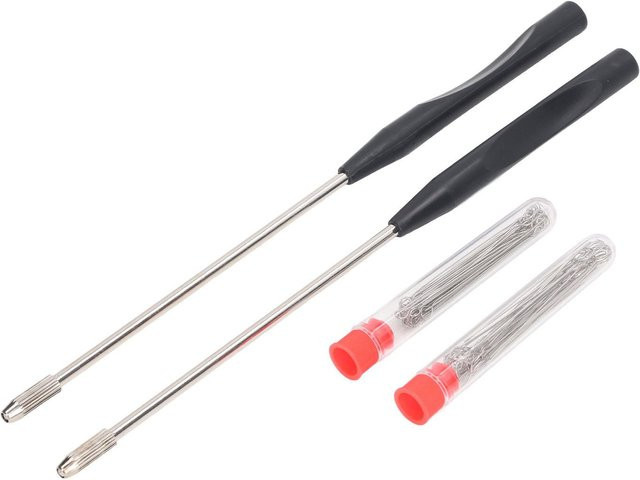 Wiederverwendbares Inokulationsschleifen-Kit für das Labor, verchromtes Inokulationsstab-Set in Grau, Länge: 21 cm - Bild 1
