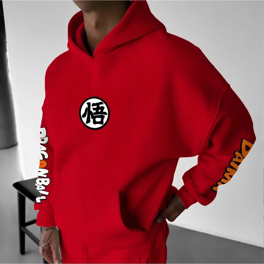Bandai Dragon Ball Charakter-Hoodie, Plüsch / Textil, Rot - Bild 2