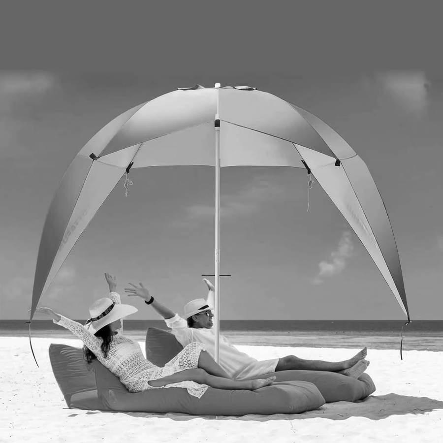Sport-Umbrella Premiere XL Markise mit UPF 50+ Sonnenschutz und Regenschutz, 2 Meter lang, 9 Fuß, winddicht - Bild 4