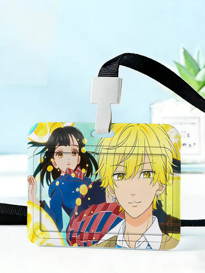 Schutzhülle für Anime Manga Comic Karten in Honig-Zitronen-Limonade Design, Mehrfarbig - Bild 6