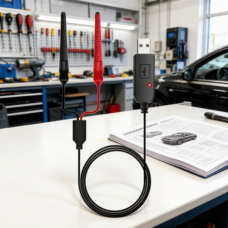 Retevis USB-Ladekabel mit LED-Anzeige für UV-5R UV-82 BF-888S TYT Walkie-Talkies, Schwarz
