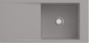 Villeroy & Boch Spüle Timeline 60 Flat bündig mit Ablaufgarnitur und Handbetätigung in fossil - Bild 1