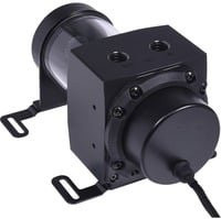 Alphacool Core 100 Aurora Reservoir aus Acetal und Acryl mit VPP Apex Pumpe in Schwarz - Bild 1