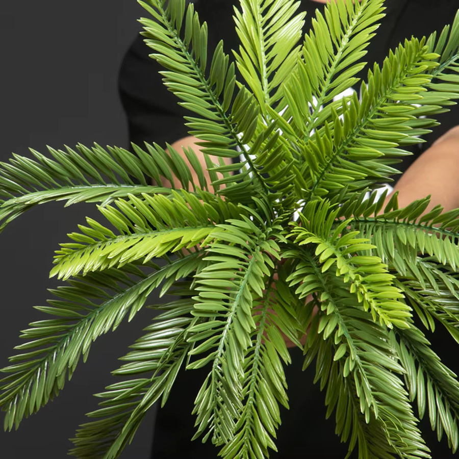 Künstliche Palme Kmitang in Grün, tropischer Kokosnussbaum mit persischen Blättern zur Dekoration von Haus und Garten, Höhe: 45 cm - Bild 4