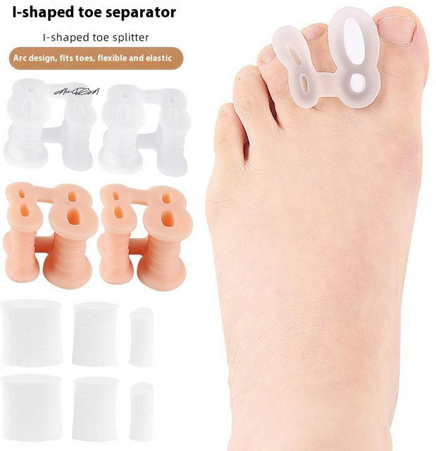 HNKMP Bunion Corrector Silikon Hammerzehenglätter, Zehenspreizer, Unisex - Bild 1