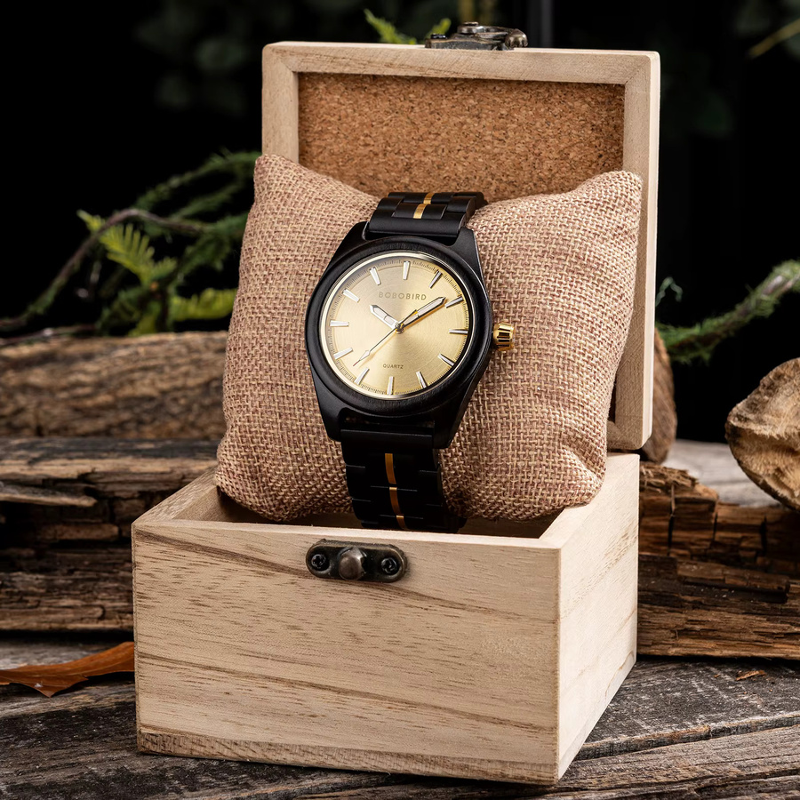 BOBO BIRD Armbanduhr Holz, Quarz, Herren - Bild 4