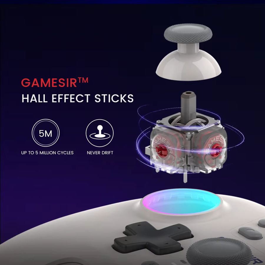 GameSir Nova Wireless Controller mit Hall Effect Joystick für Nintendo Switch, iPhone, Android und PC via Bluetooth - Bild 3