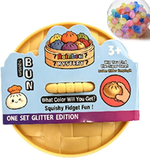 Binchi Outdoor Equipment Dumpling Stressball, Squishy Brötchen, beige - Bild 1
