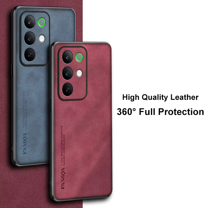 EUCAGR Luxus PU Leder Handyhülle für Realme C85 Pro 5G in Blau, Stoßfestes TPU Silikon Case mit vollem Schutz - Bild 2