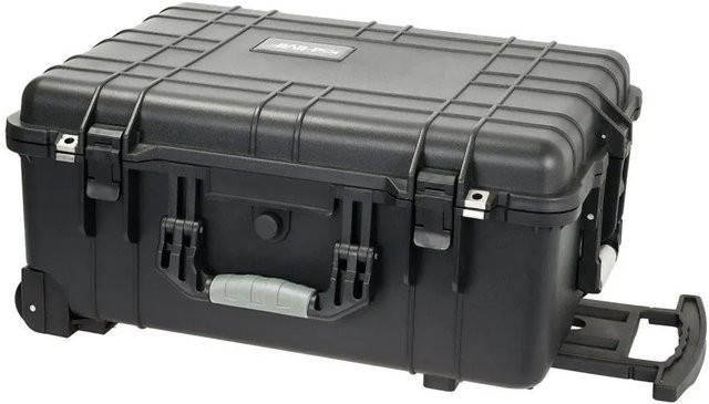 HMF ODK400 Outdoor Foto Kamerakoffer Trolley mit Rasterschaumstoff in Schwarz, B/T/H: 58 x 45 x 27 cm - Bild 1