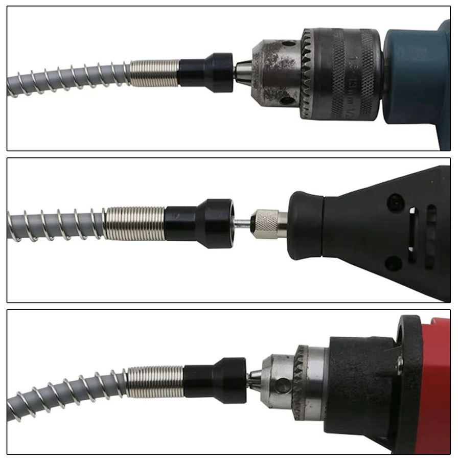 Dremel Soft Flex Welle für Elektrowerkzeuge mit 0,3-3,2 mm Bohrfutter in Silber - Bild 4