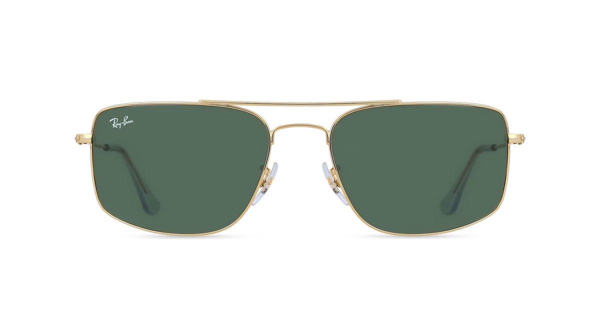 Ray-Ban RB3779 Sonnenbrille, Vollrand, quadratisch, Metall, gold, Unisex - Bild 1