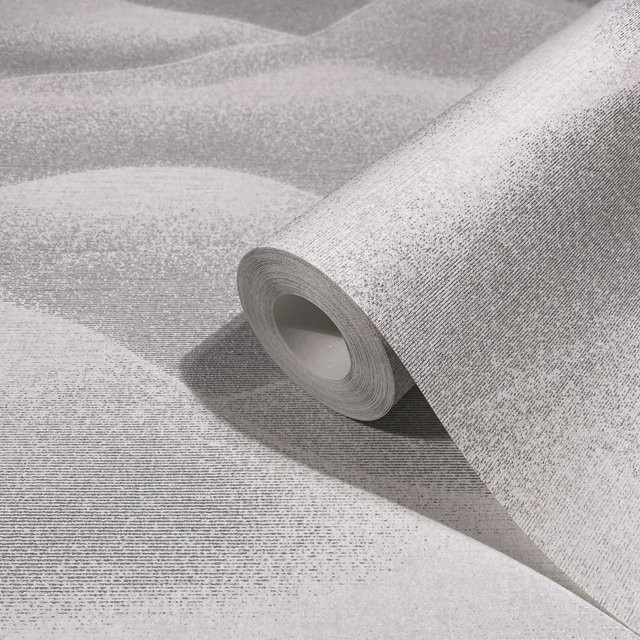 Marburg Vliestapete Habitat in Beige-Silber mit geometrischem Abstract-Design - Bild 1