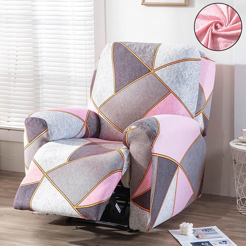 Housmife Stretch-Sesselbezug mit geometrischem Design, elastischer und rutschfester Möbelbezug aus Polyester-Elasthan - Bild 3