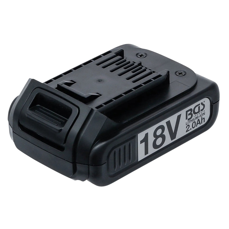 BGS Ersatzakku 9929 Li-Ion 18 V 2,0 Ah in Schwarz für Akku-Schlagschrauber Art. 9928 - Bild 2
