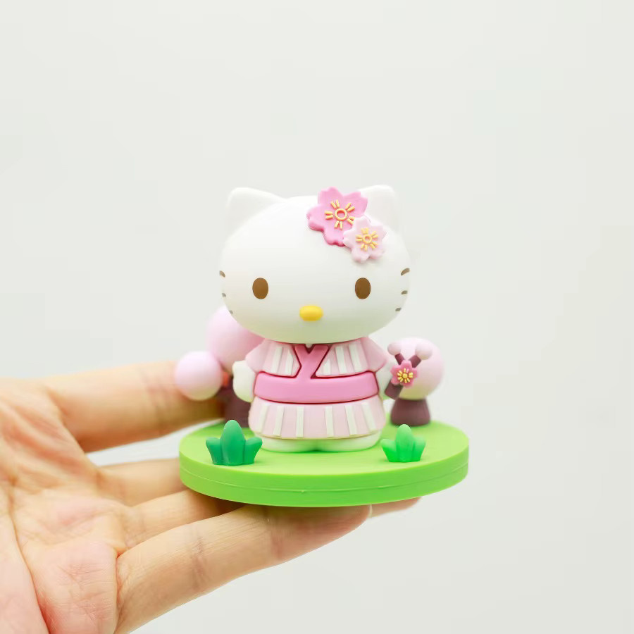 Sanrio Hello Kitty Blind Box Vier Jahreszeiten Stil Sammelfigur für Mädchen in Mehrfarbig - Bild 3
