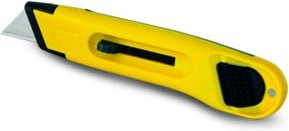 Stanley Universalmesser 0-10-088 mit einziehbarer 18mm Snap-Off Klinge in Gelb - Bild 1