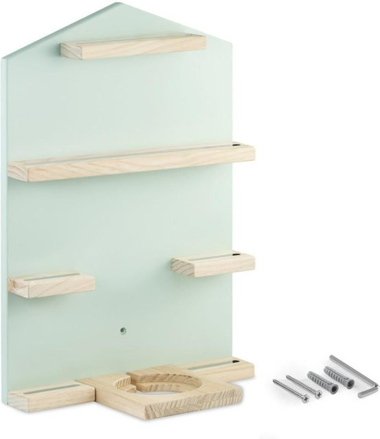 Hama Tonie-Regal Haus zur magnetischen Aufbewahrung von Toniebox und Tonies in Mint - Bild 1